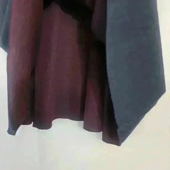 Three Dots Women's Skirt Black Red Colorblock A Line Swing Size XS - Picture 5 of 8